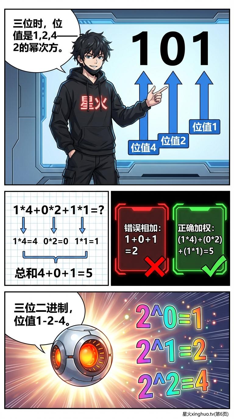 二进制与十进制互转详解：计算方法、步骤与实例 - 第 6 页