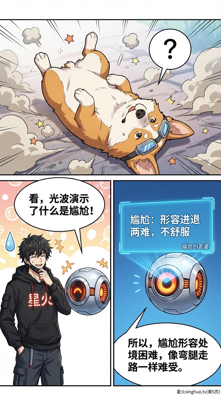 “尴尬”偏旁辨析：九字旁与尢字旁的区别详解与易错字教学 - 第 5 页