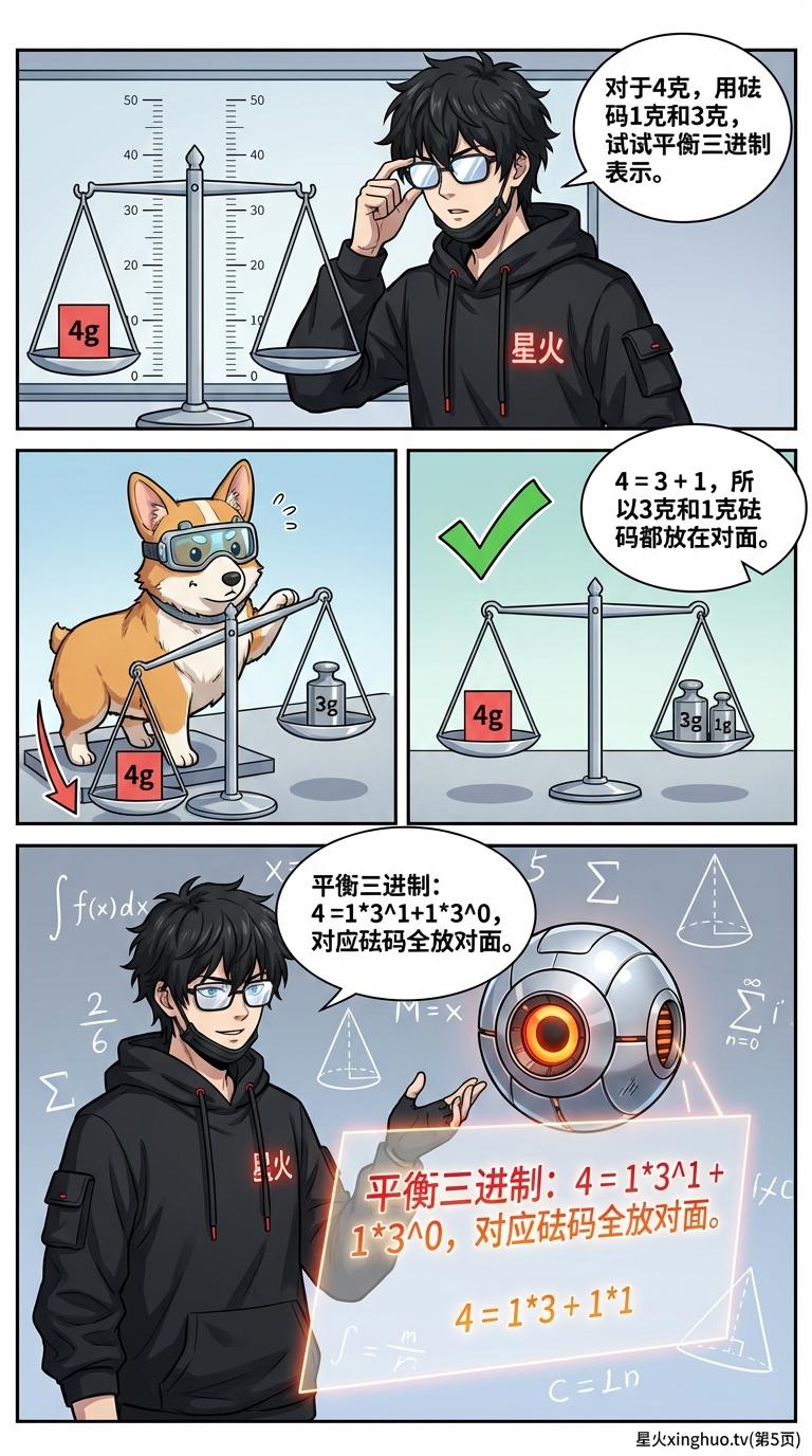 天平称重问题详解与进制转换技巧 | 小学数学思维教学 - 第 5 页