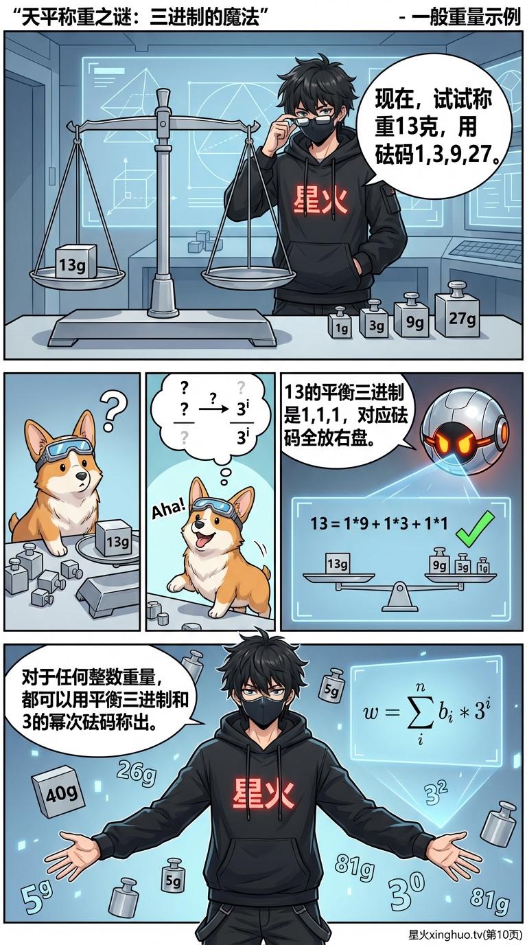 天平称重问题详解与进制转换技巧 | 小学数学思维教学 - 第 10 页