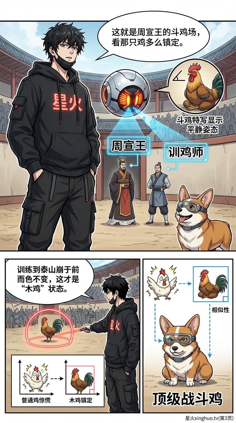 呆若木鸡成语典故解析：出自《庄子》的寓意与语义演变 - 第 3 页