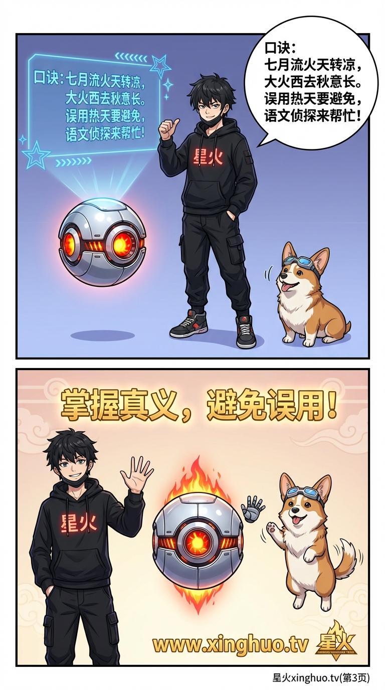 “七月流火”成语解析：天文与语文的跨学科知识解读 - 第 3 页