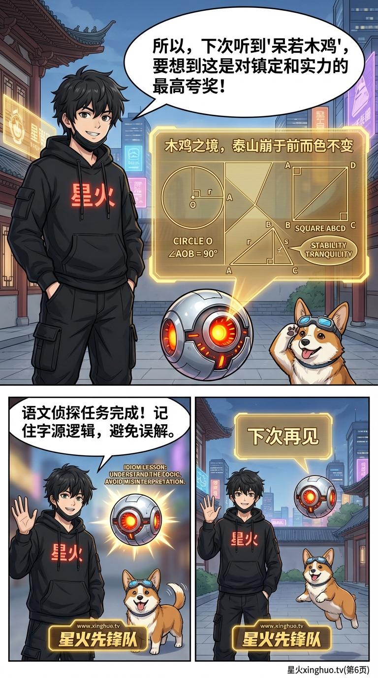 呆若木鸡成语典故解析：出自《庄子》的寓意与演变 | 语文历史知识 - 第 6 页