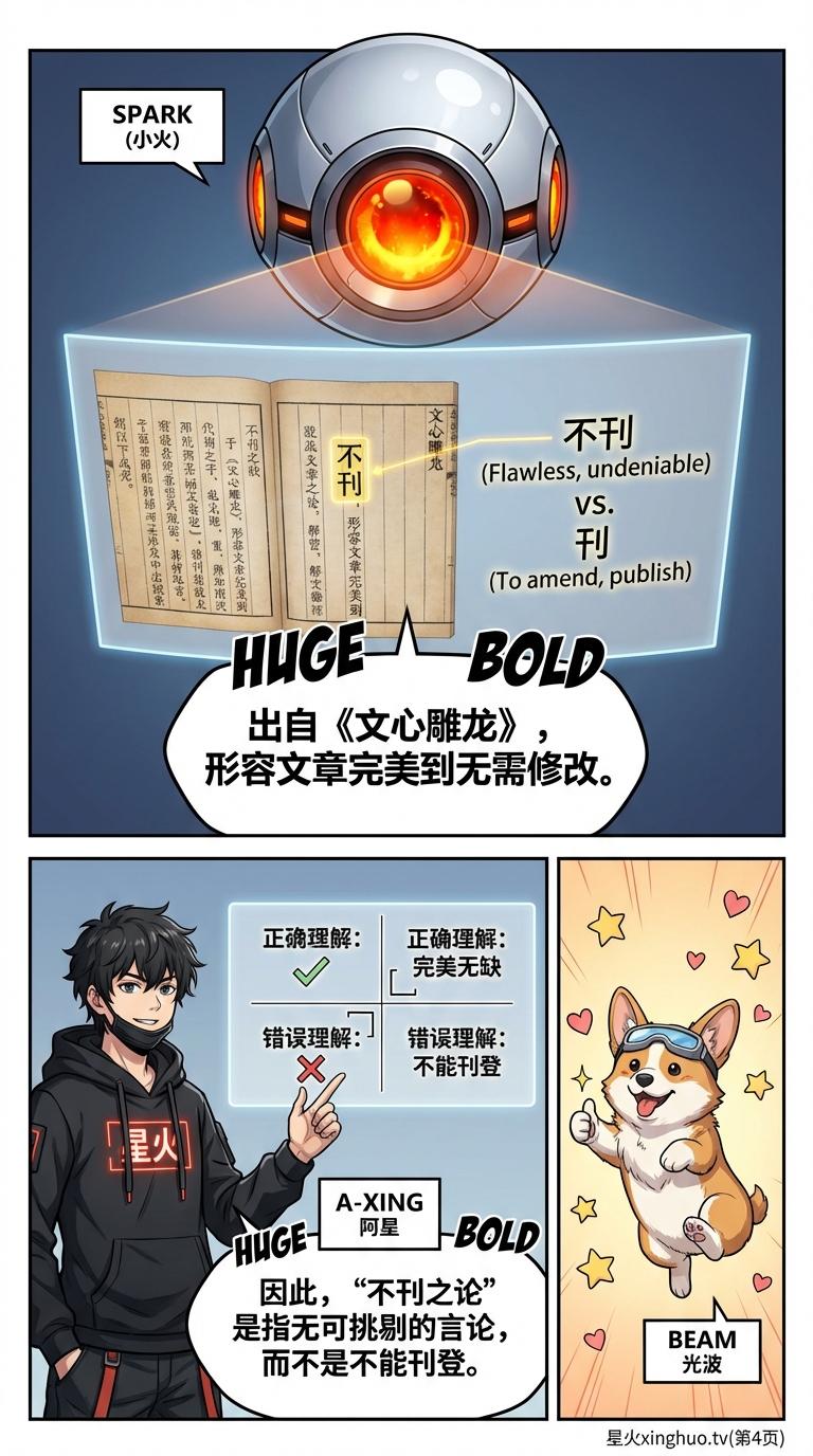 “不刊之论”成语解析：含义、出处与常见误区 | 语文知识 - 第 4 页