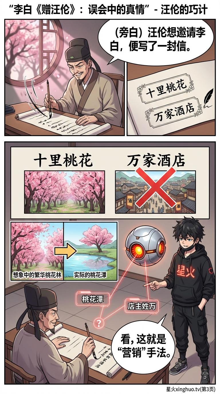 李白《赠汪伦》创作背景与诗歌赏析：深度解析唐代送别诗 - 第 3 页