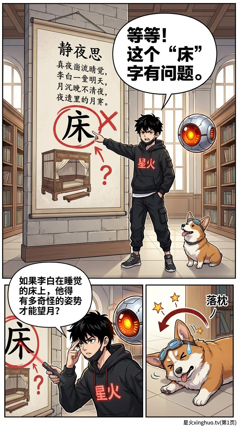 《静夜思》中“床”字真正含义考据与解析 | 唐诗文化常识