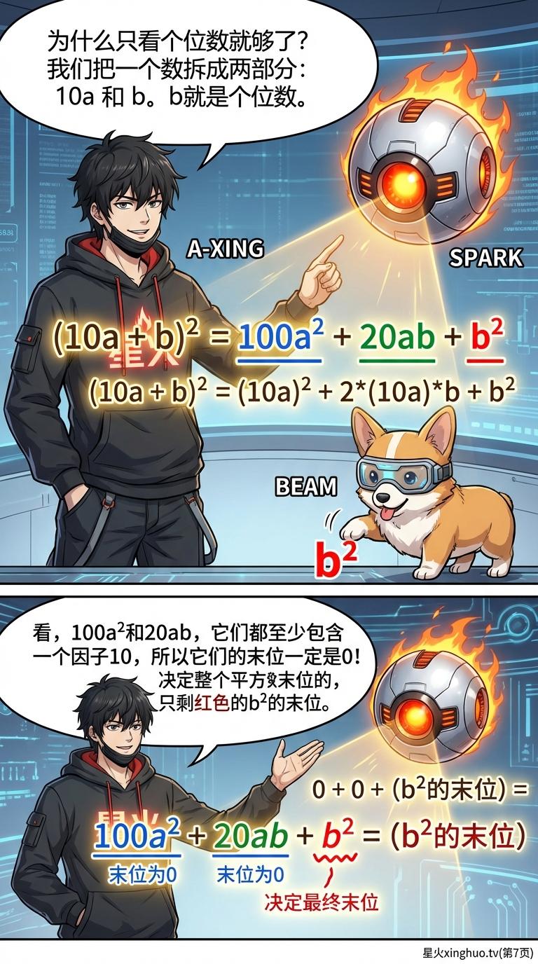 完全平方数的尾数特征：数字性质与规律详解（教学指南） - 第 6 页