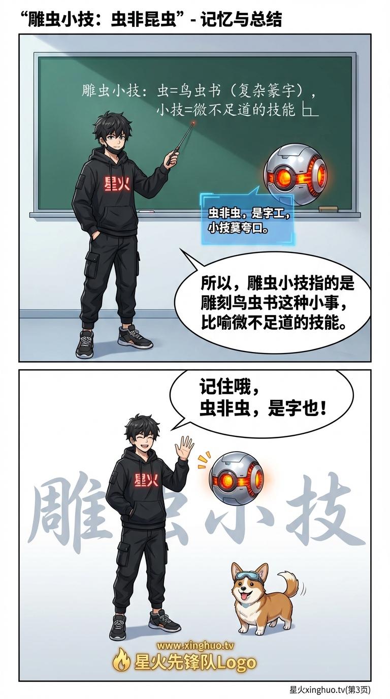 “雕虫小技”的“虫”指什么？成语典故与古代文字解析 | 历史语文知识 - 第 3 页