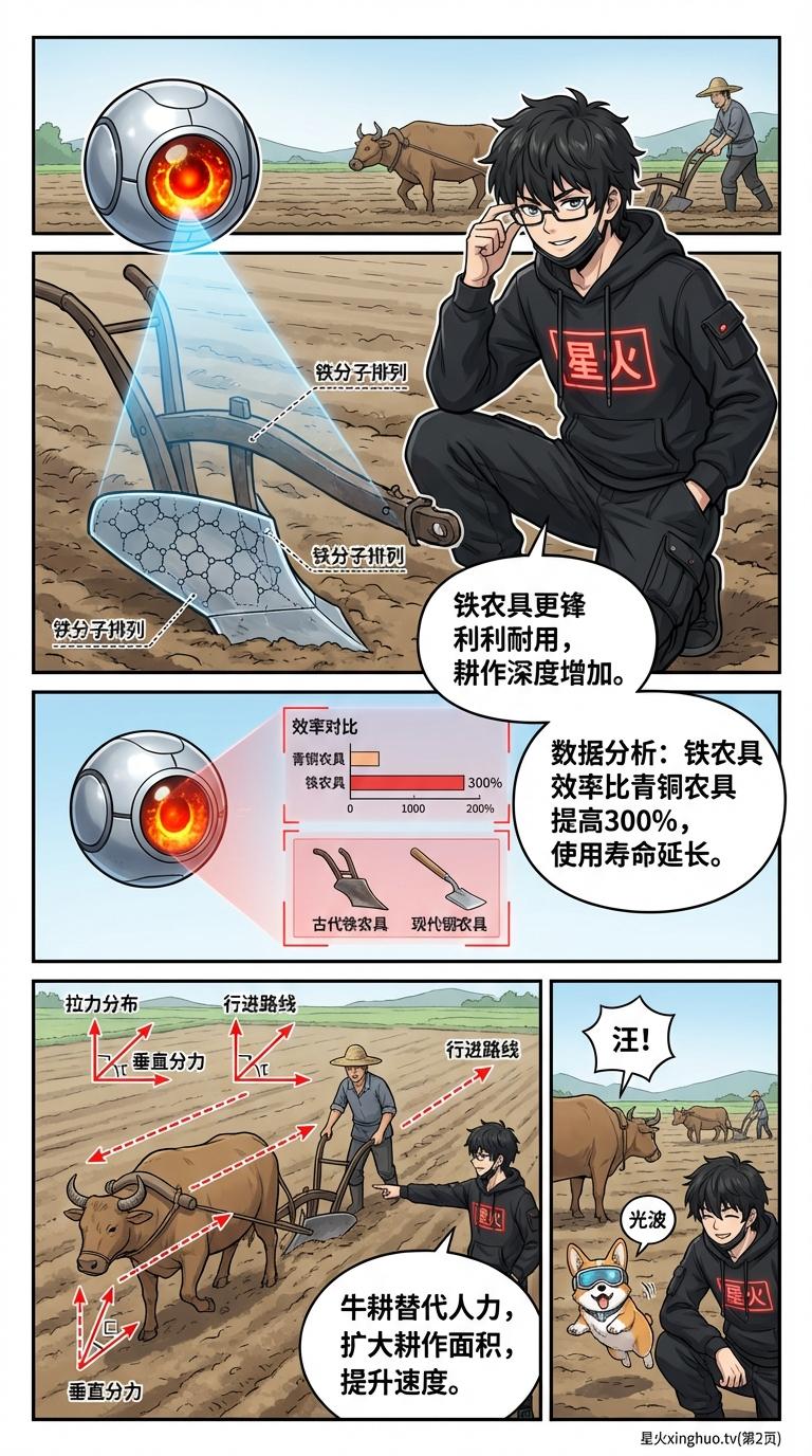 春秋战国铁农具与牛耕技术详解：生产力变革的关键因素 | 历史教学 - 第 2 页