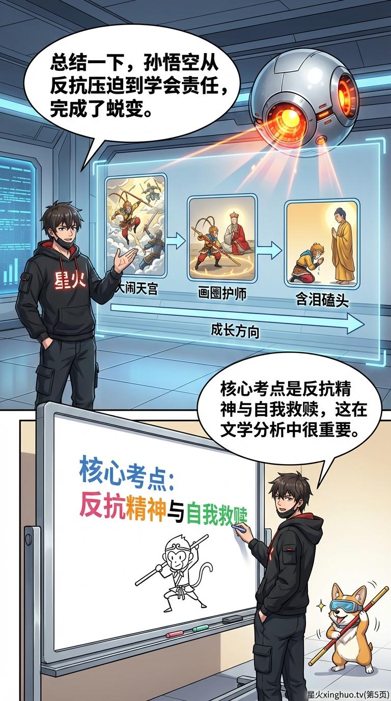 孙悟空人物分析：从叛逆到成佛的成长历程解读 | 西游记文学专题 - 第 5 页