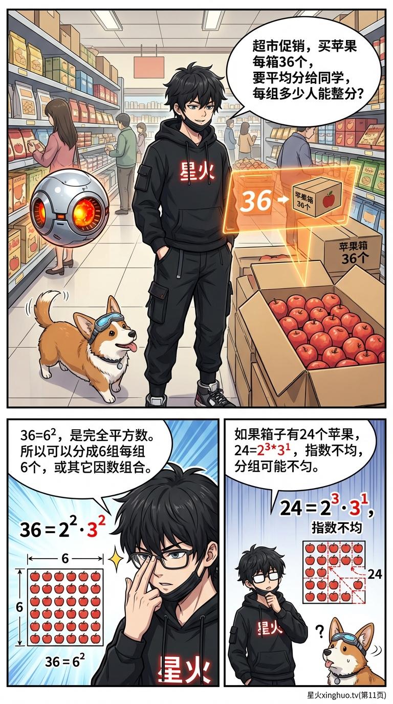 完全平方数的质因数特征：证明、例题与判定方法详解 - 第 11 页