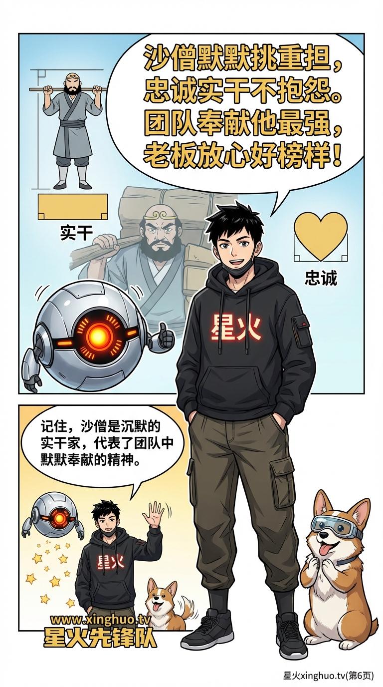 沙僧人物形象分析：实干精神解读与文学评论 | 语文知识点解析 - 第 6 页