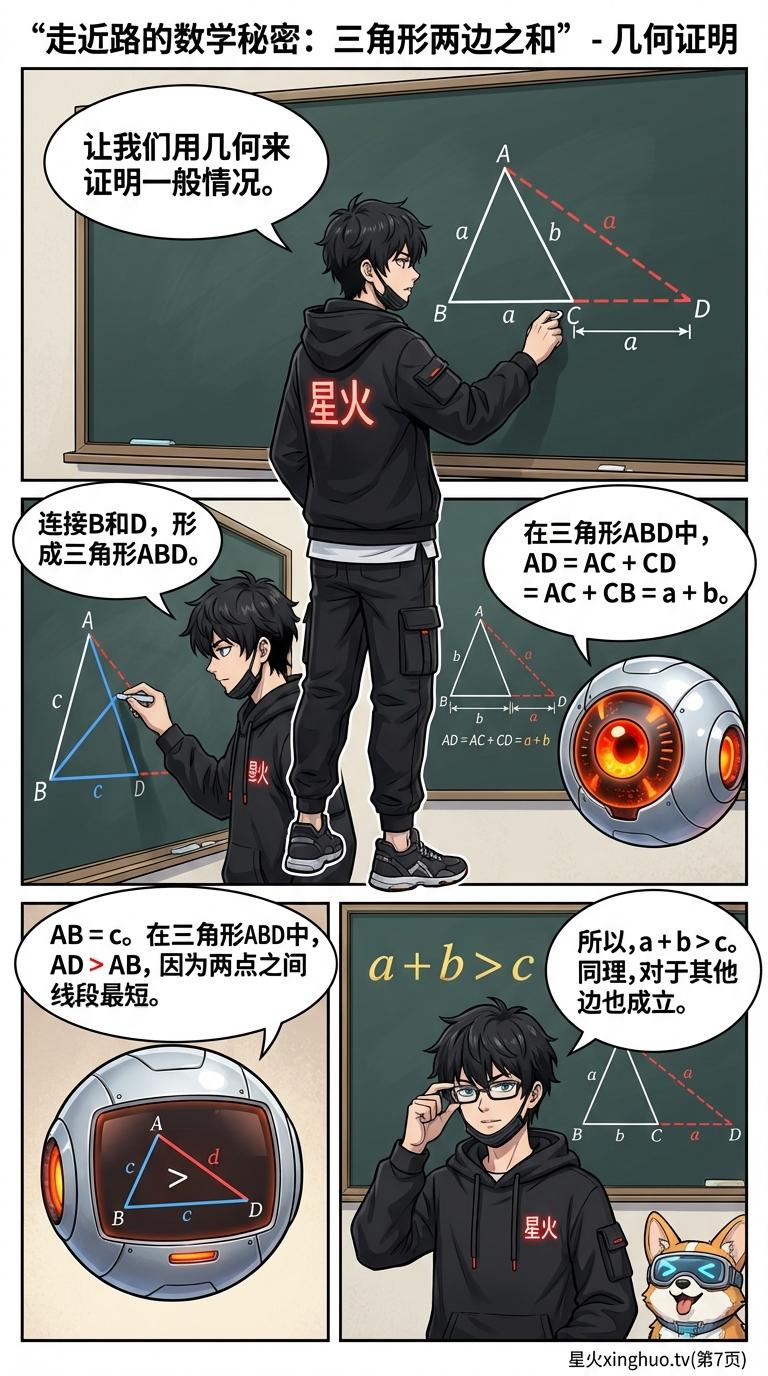 三角形两边之和大于第三边：定理证明、例题详解与常见误区 - 第 7 页
