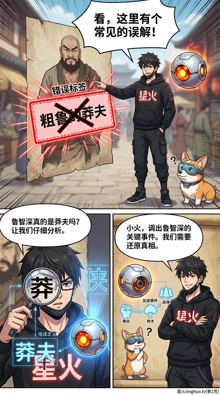 鲁智深人物解析：侠客精神、性格特点与中考高考文学考点梳理