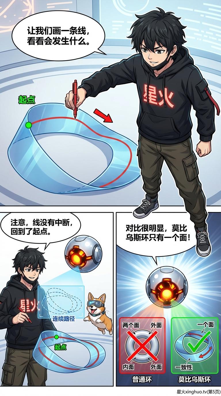 莫比乌斯环制作与原理详解：单侧曲面与无限循环的数学奥秘 - 第 5 页