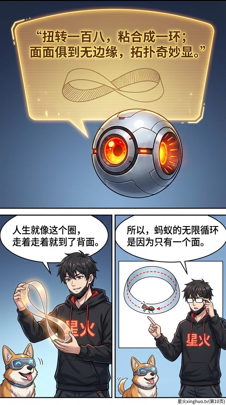 莫比乌斯环制作与原理详解：单侧曲面与无限循环的数学奥秘 - 第 10 页