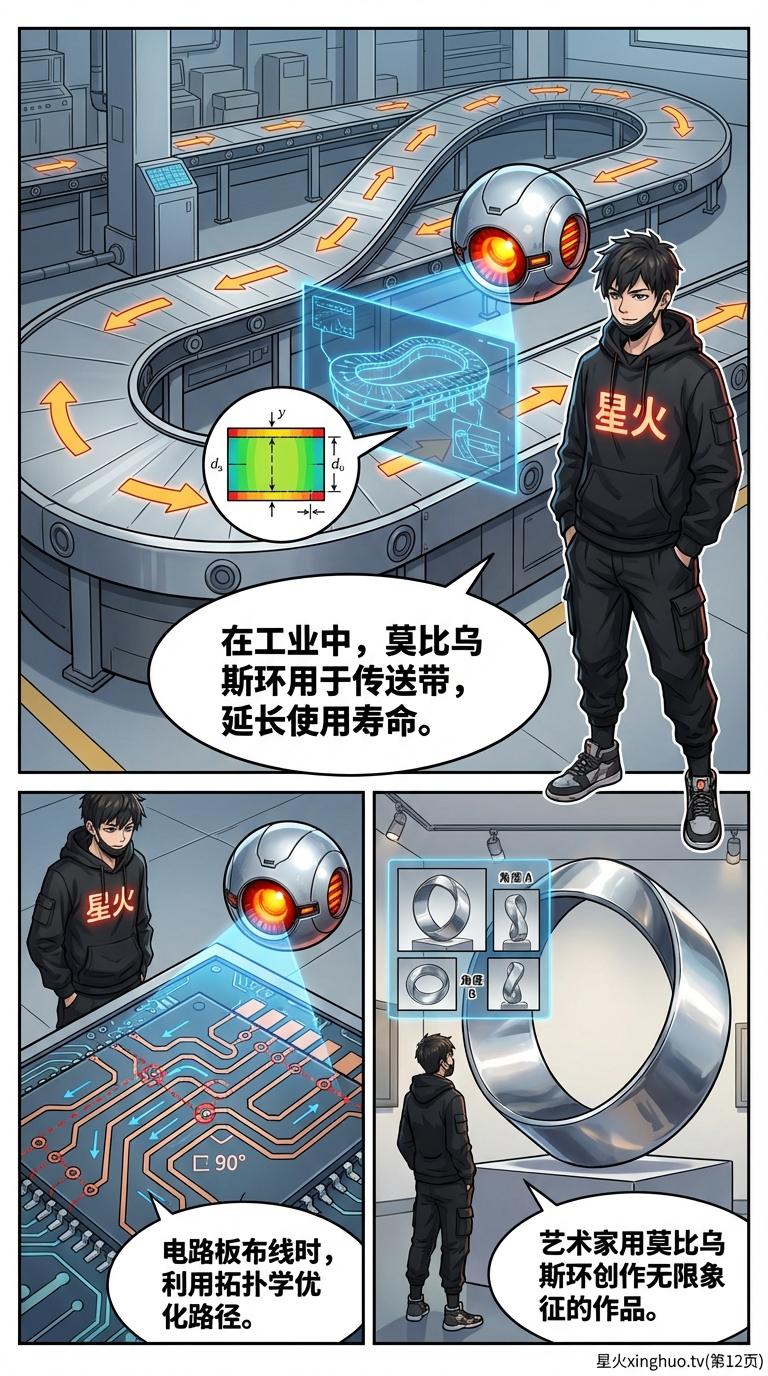 莫比乌斯环制作与原理详解：单侧曲面与无限循环的数学奥秘 - 第 12 页