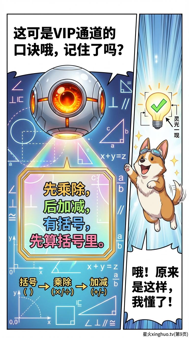 四则运算顺序详解：先乘除后加减规则与练习题 | 小学数学 - 第 9 页