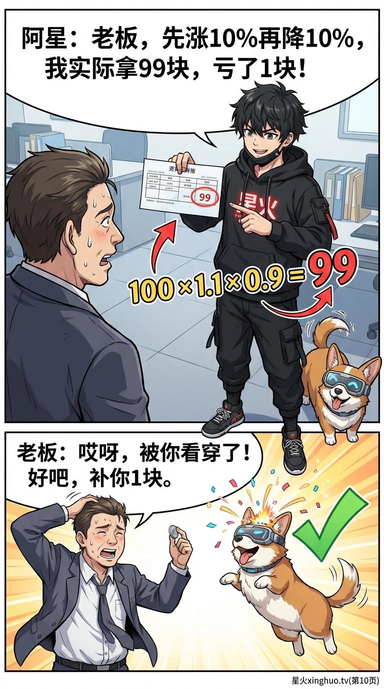 百分数涨价降价计算详解：小学数学应用题与生活实例 - 第 10 页