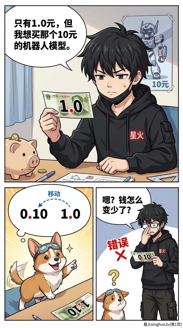 小数点移动规律详解：数值变化原理与练习题（小学数学）