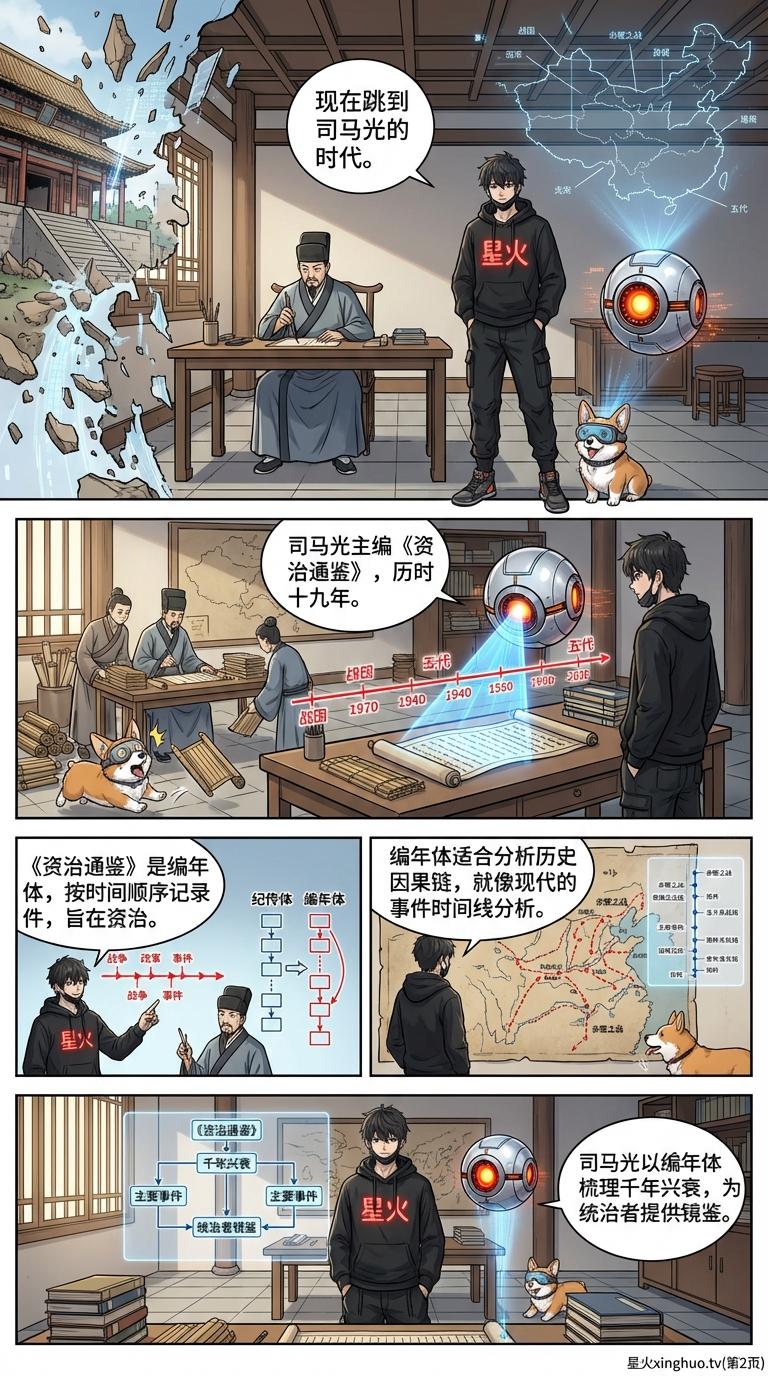 司马迁与司马光对比解析：两位史学家的成就、著作与影响 - 第 2 页