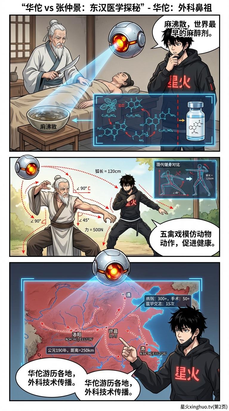 华佗与张仲景对比：古代名医的医术、著作与历史贡献详解 - 第 2 页