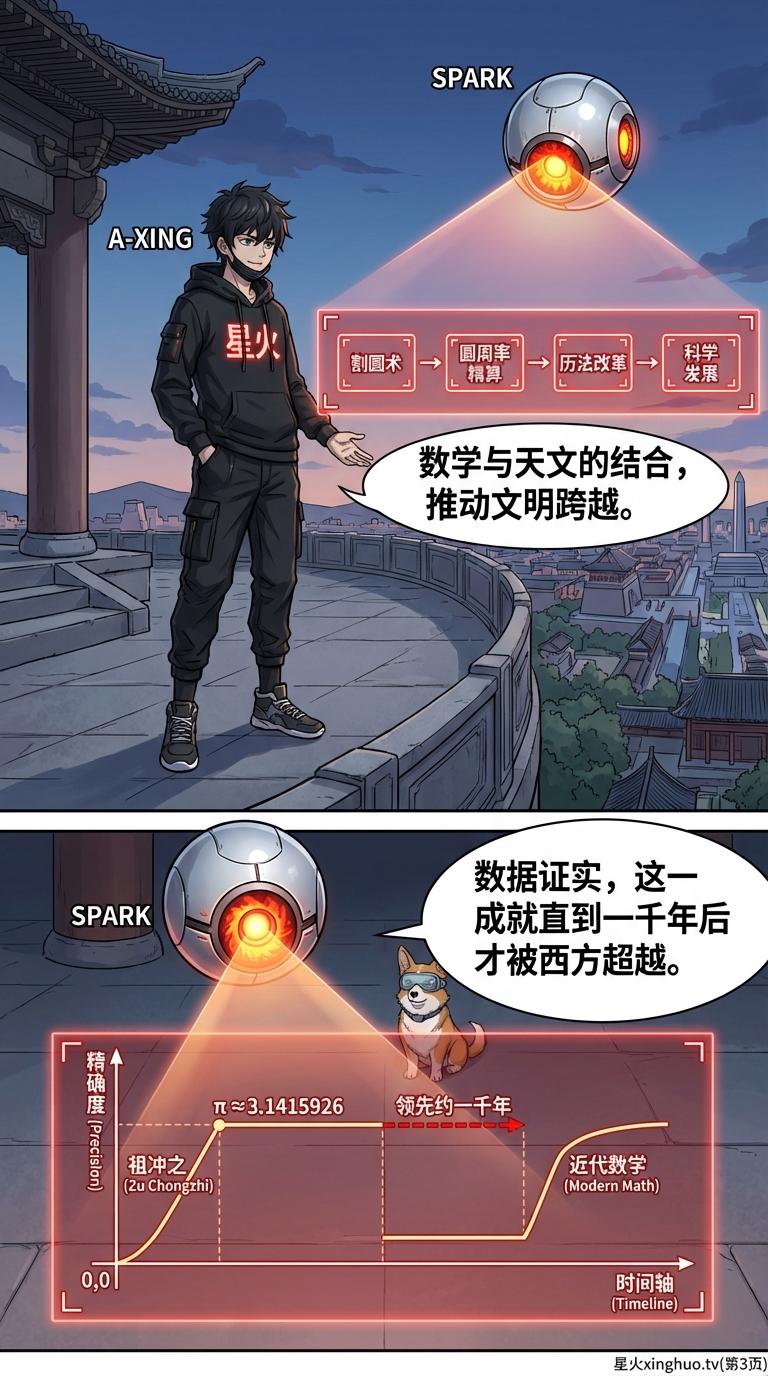 祖冲之如何计算圆周率？历史背景与数学原理详解 | 漫画教学 - 第 3 页