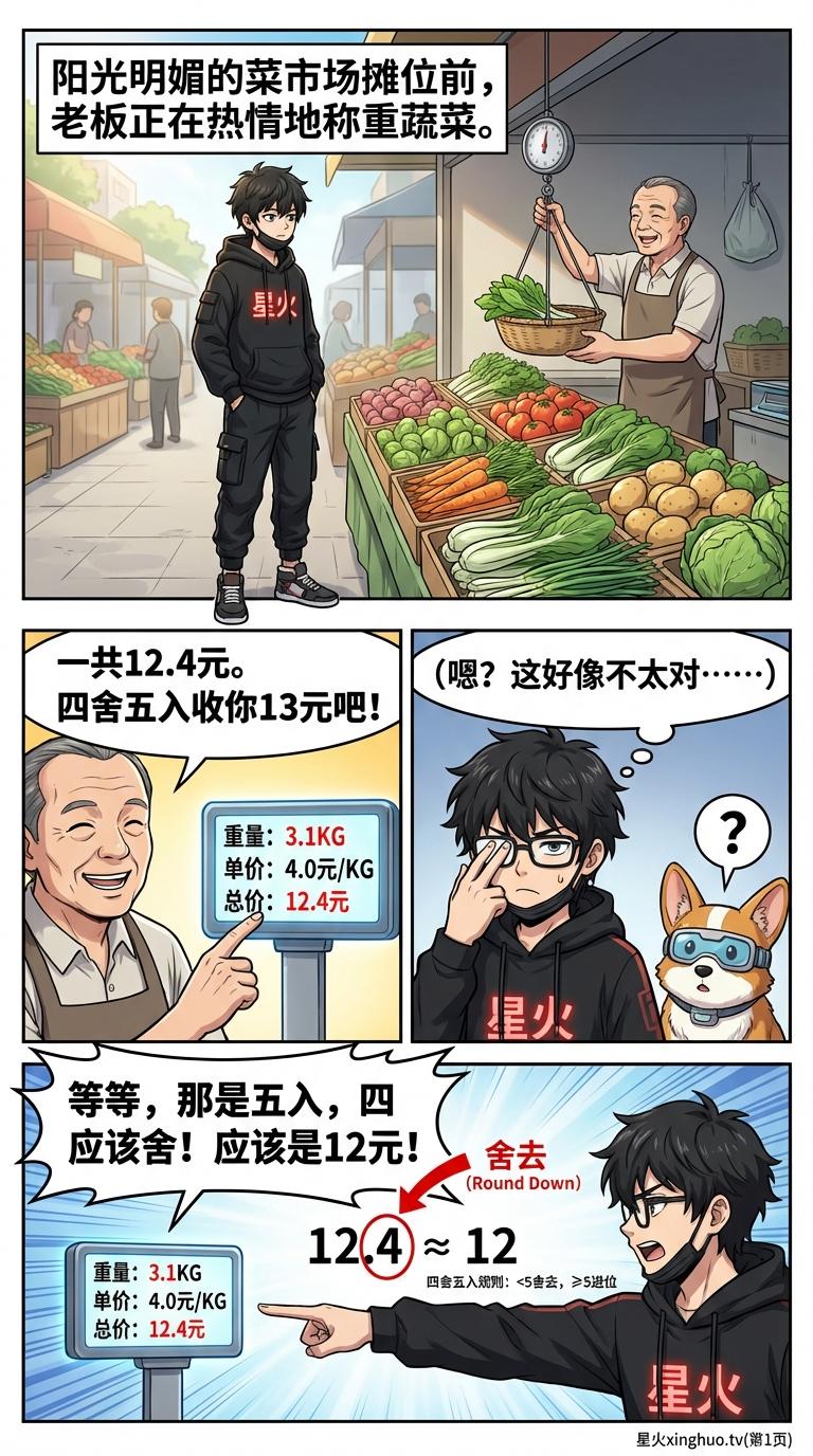 四舍五入计算技巧详解：小学数学方法与商家反向操作实例