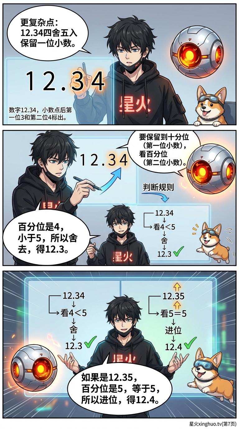 四舍五入计算技巧详解：小学数学方法与商家反向操作实例 - 第 7 页