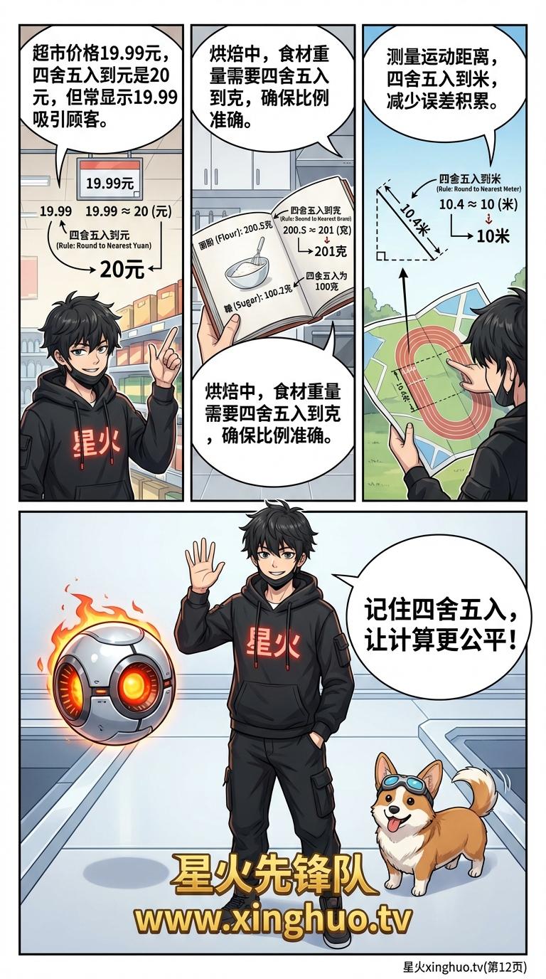 四舍五入计算技巧详解：小学数学方法与商家反向操作实例 - 第 12 页