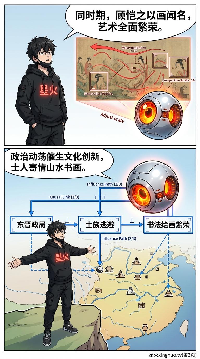 王羲之《兰亭序》详解：天下第一行书鉴赏与历史背景教学 - 第 3 页