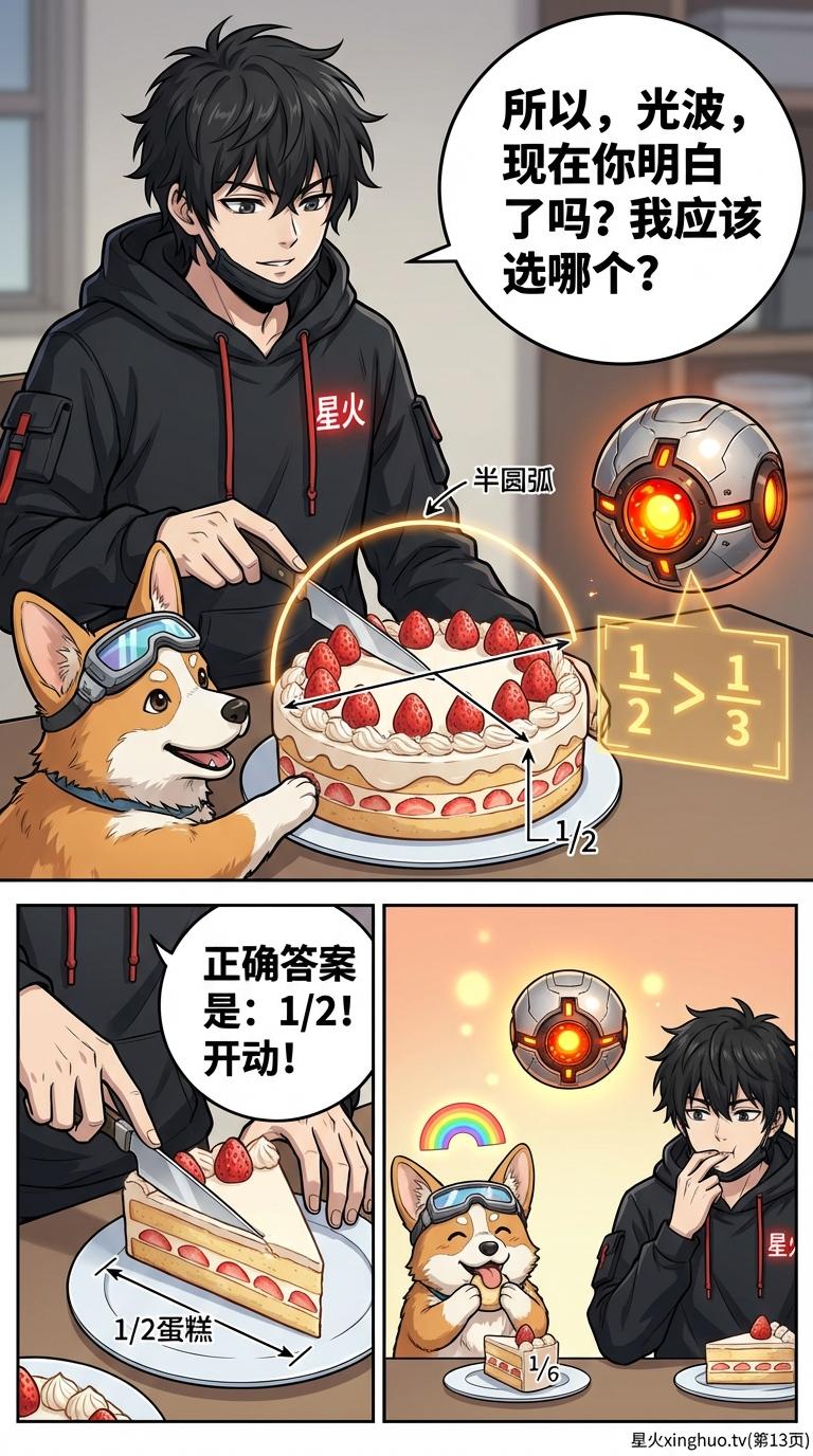 分数比大小详解：3种方法、分蛋糕实例与练习题 | 小学数学 - 第 13 页