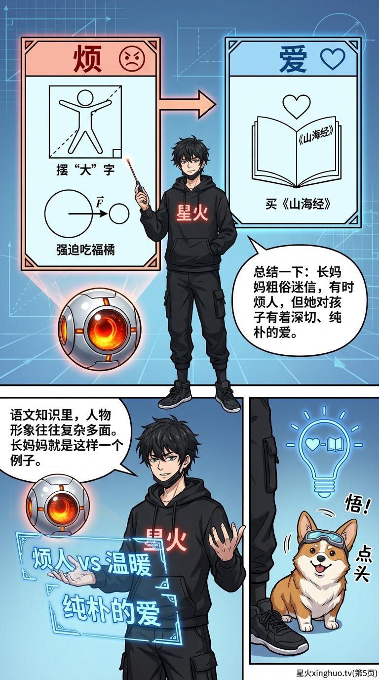 长妈妈人物分析：从烦人到温暖的情感转变解析 | 鲁迅作品教学 - 第 5 页