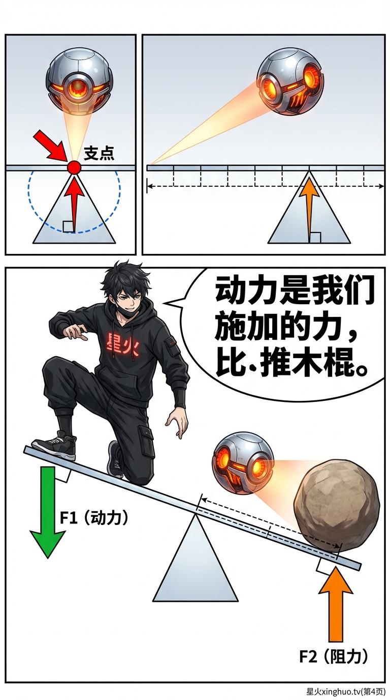 杠杆原理详解：阿基米德故事、公式与生活实例 | 物理力学教学 - 第 4 页