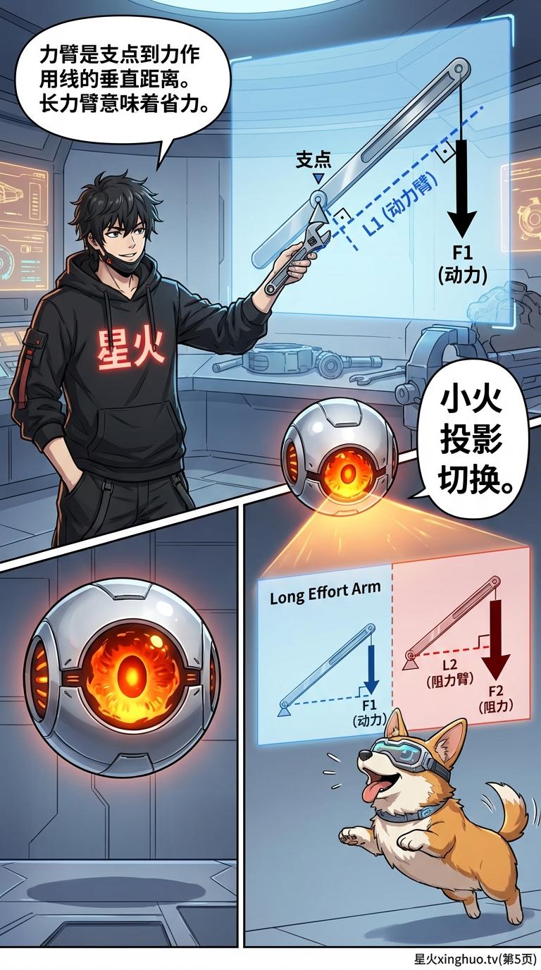 杠杆原理详解：阿基米德故事、公式与生活实例 | 物理力学教学 - 第 5 页