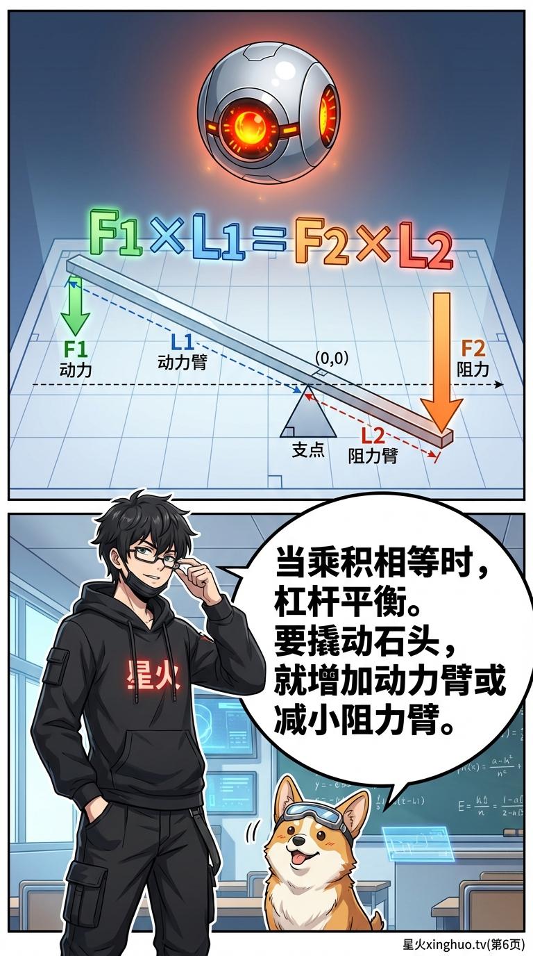 杠杆原理详解：阿基米德故事、公式与生活实例 | 物理力学教学 - 第 6 页