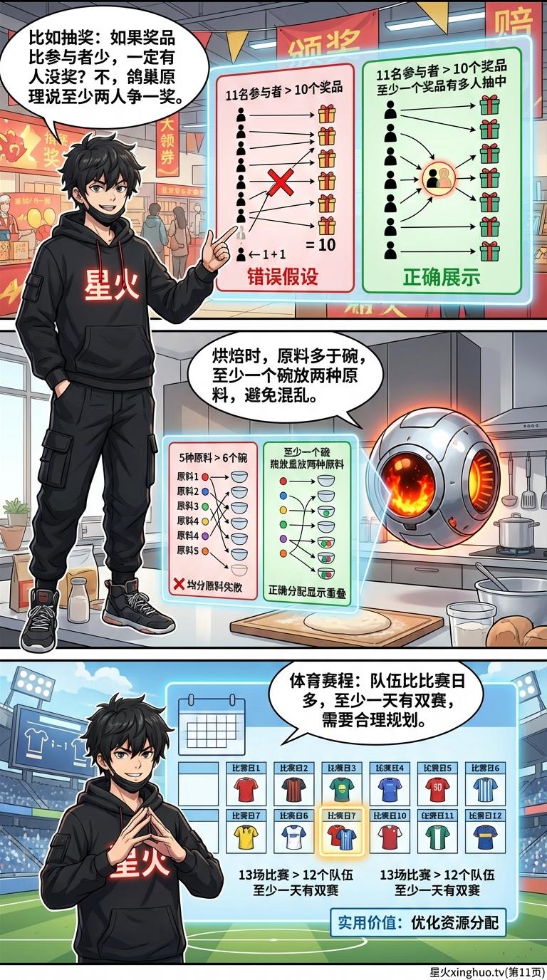 鸽巢原理详解：趣味例子与练习题（小学数学/初中数学） - 第 11 页