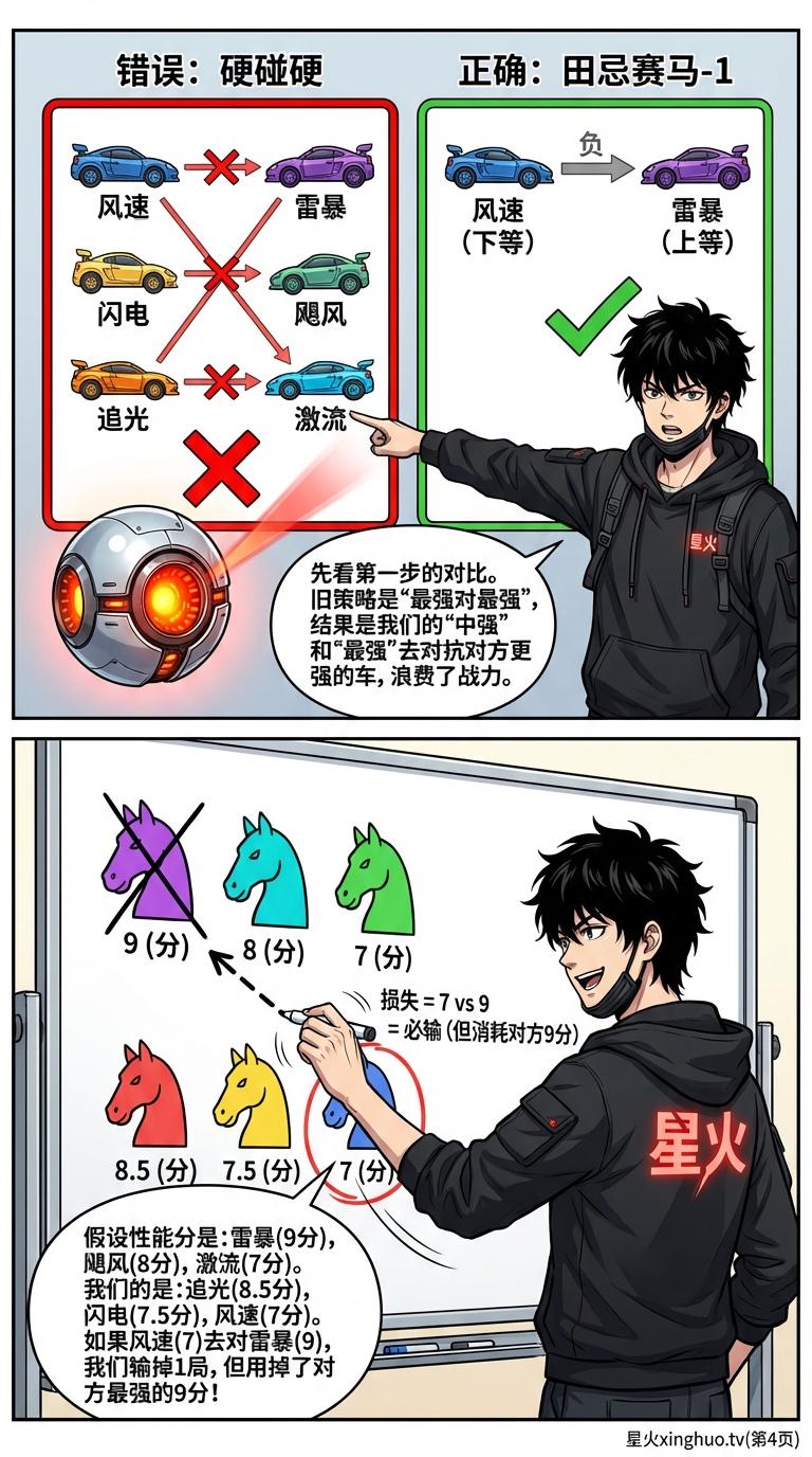 田忌赛马策略详解：数学原理、历史典故与练习题 | 优化策略教学 - 第 4 页