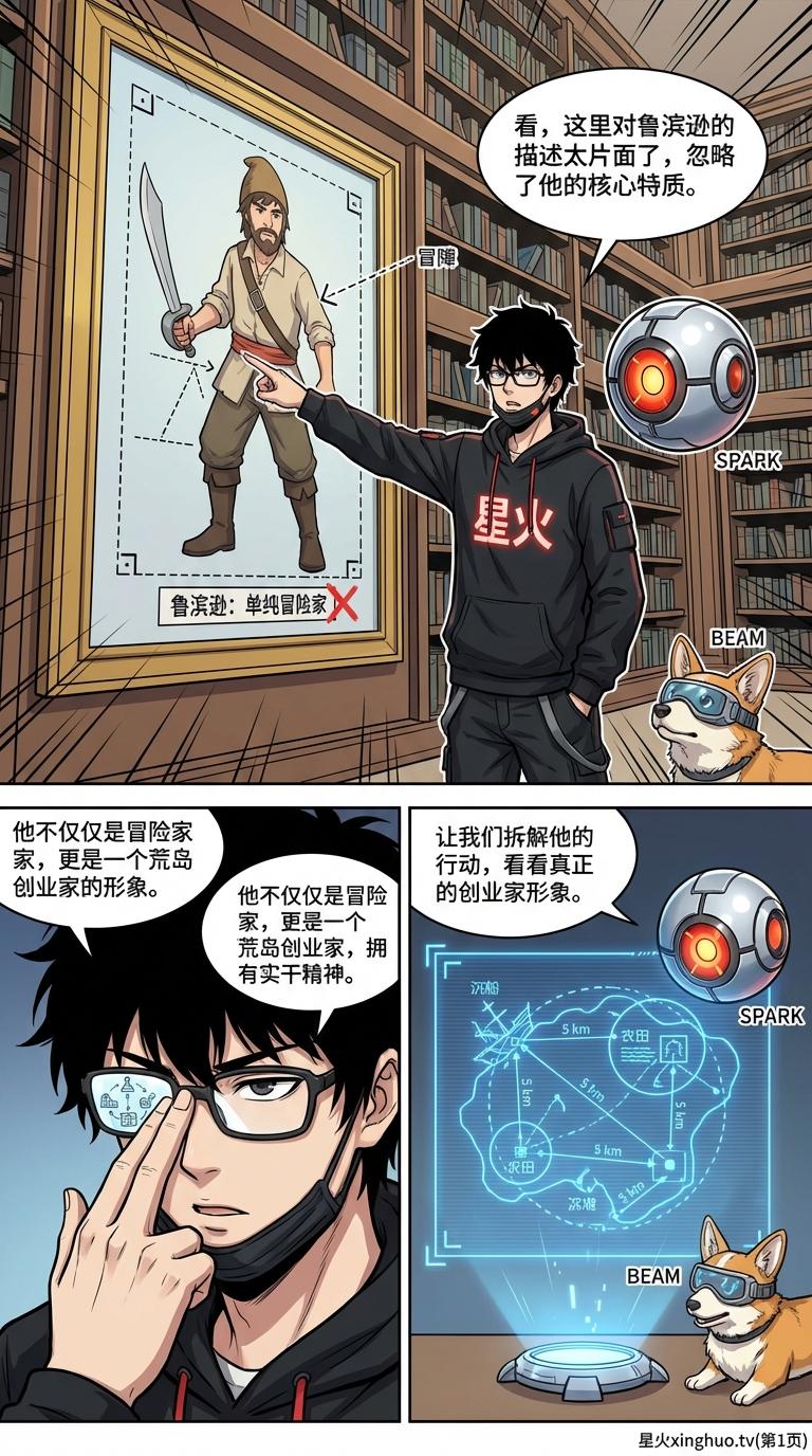 鲁滨逊漂流记人物解读：创业精神与荒岛生存分析 | 文学教育