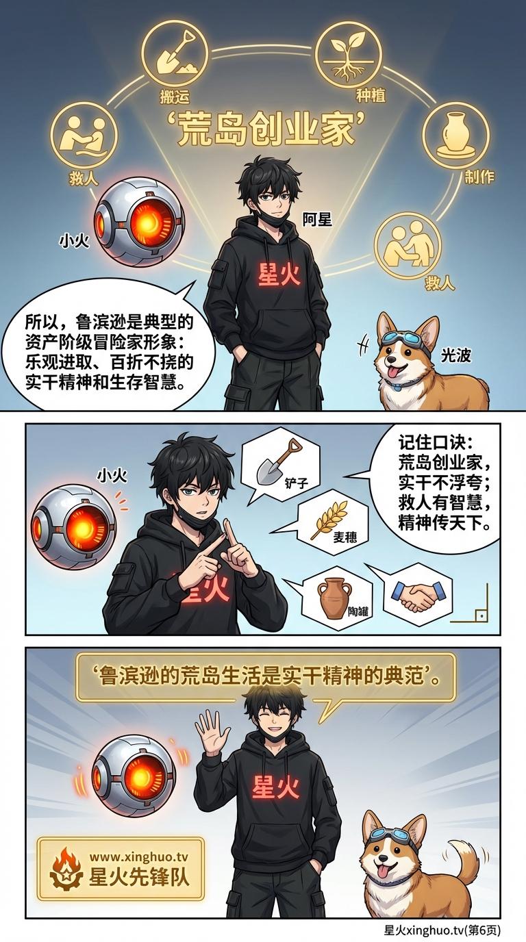 鲁滨逊漂流记人物解读：创业精神与荒岛生存分析 | 文学教育 - 第 6 页