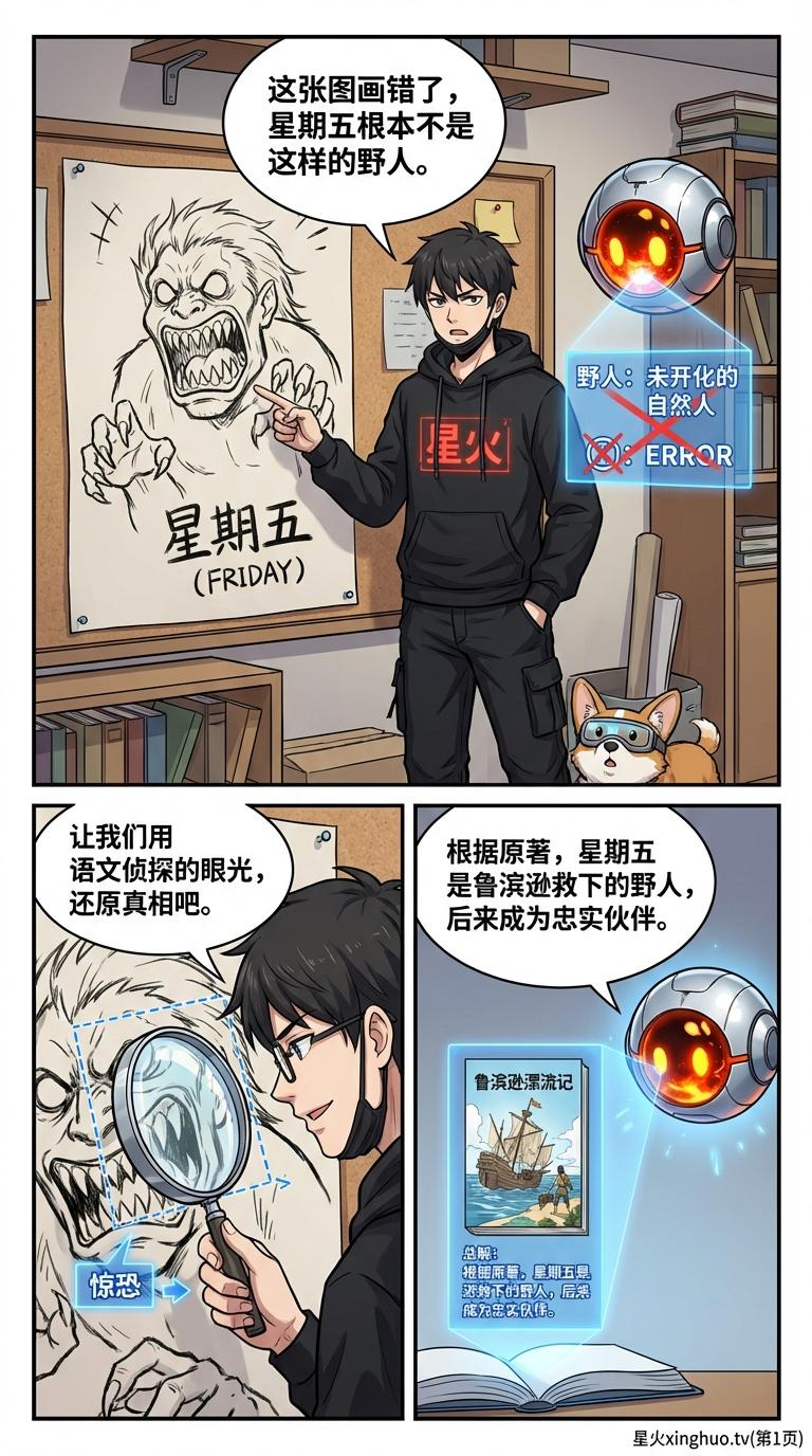 星期五人物形象分析：忠诚主题与叙事结构解读 | 文学分析指南