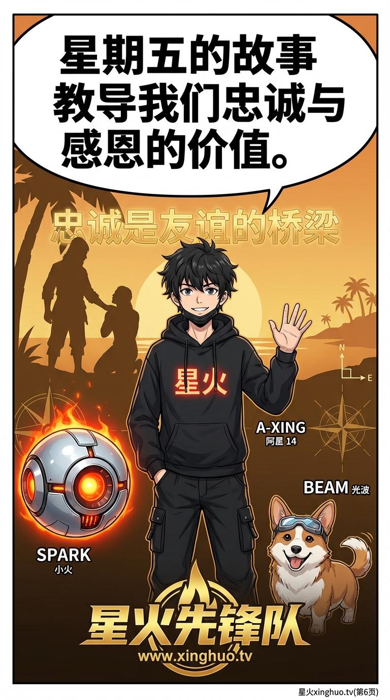 星期五人物形象分析：忠诚主题与叙事结构解读 | 文学分析指南 - 第 6 页