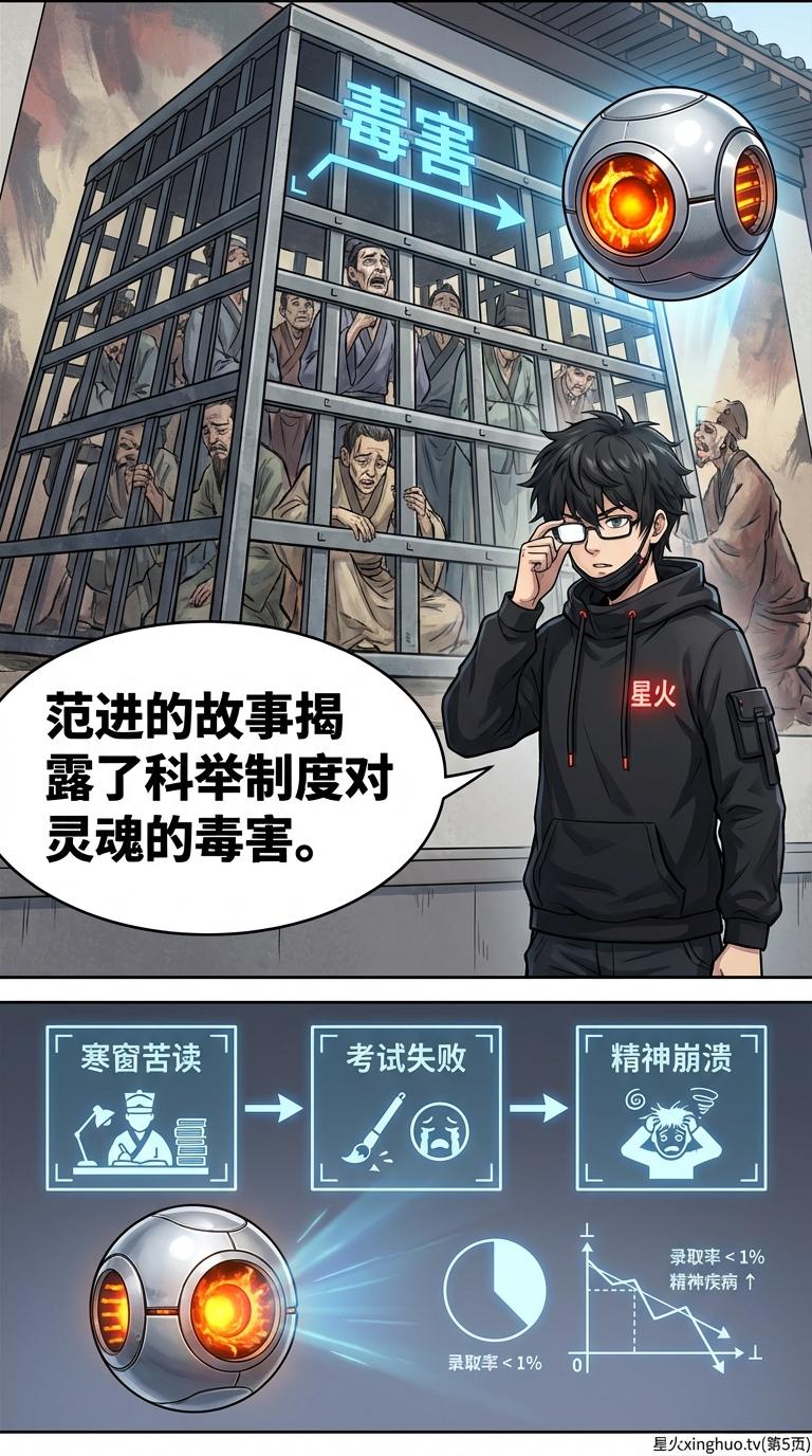 范进中举人物分析：科举制度下的悲剧命运解读 | 历史语文知识点 - 第 5 页