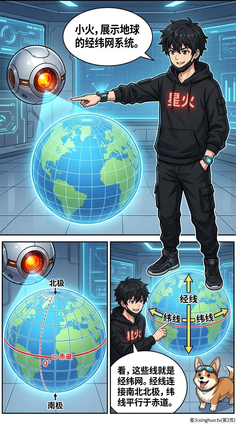 经纬网详解：地球坐标系与定位方法教学指南 - 第 2 页
