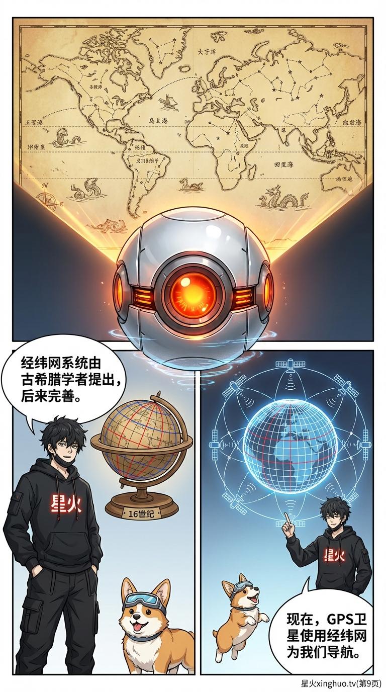 经纬网详解：地球坐标系与定位方法教学指南 - 第 9 页