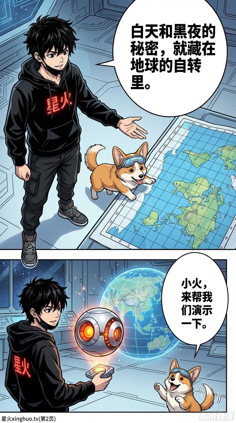 地球自转与昼夜交替原理详解：动态图解与科学解释 | 地理物理知识 - 第 2 页