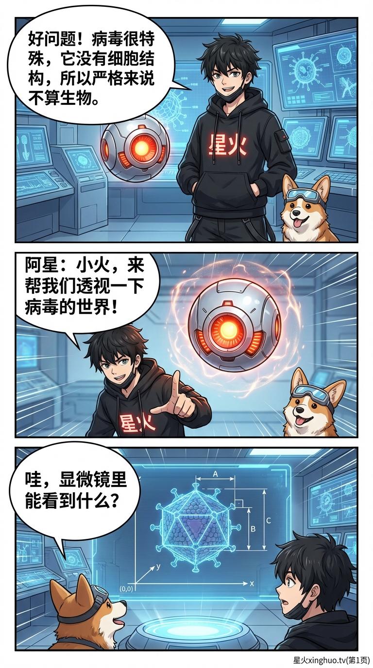 病毒为什么不是生物？解析无细胞结构的关键原因（附漫画图解） - 第 2 页