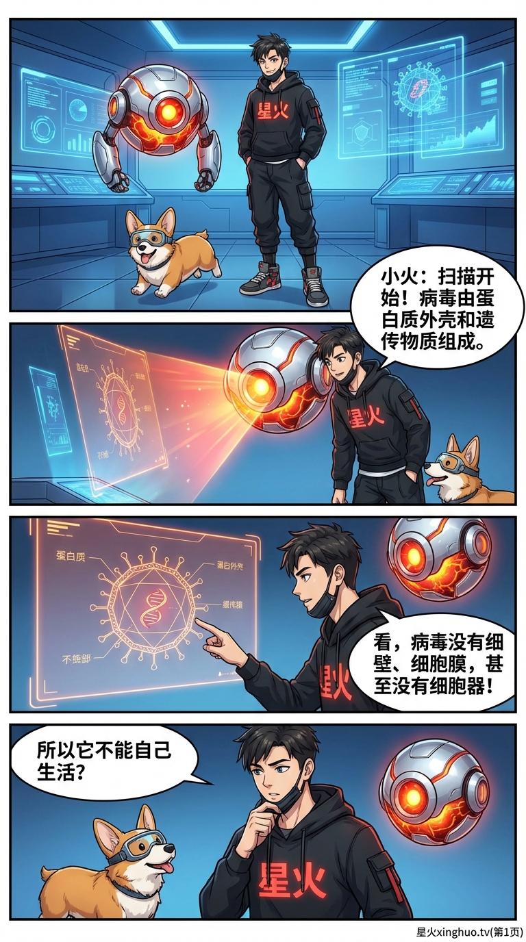 病毒为什么不是生物？解析无细胞结构的关键原因（附漫画图解） - 第 3 页