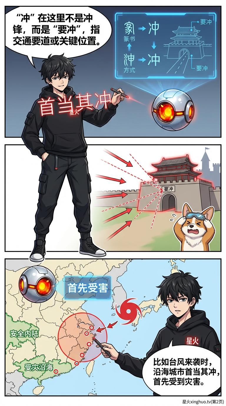 首当其冲成语解析：正确含义、常见误用与例句详解 - 第 2 页