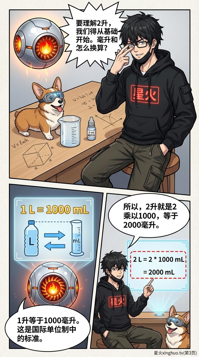 升与毫升详解及换算：小学数学容量单位教学与生活实例 - 第 3 页